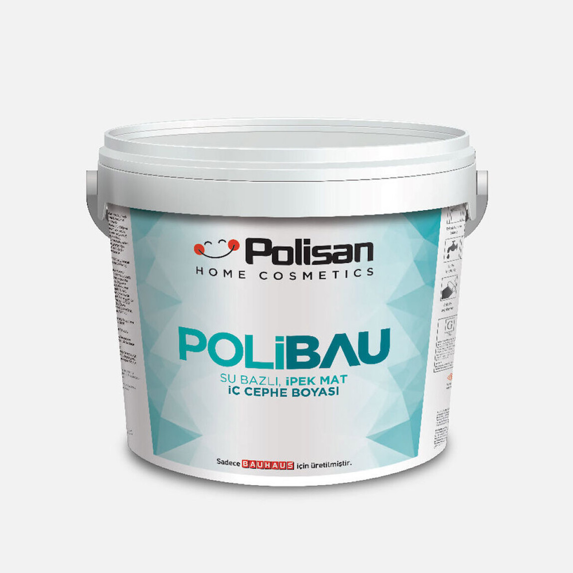    Polibau İpek Mat İç Cephe Boyası Beyaz 20 kg  