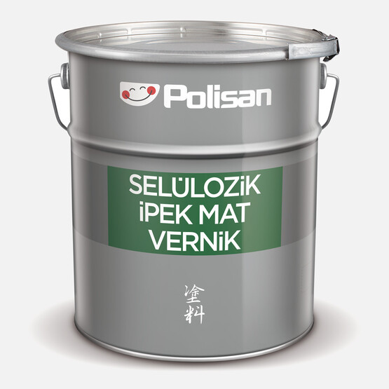 Polisan 12 kg Selülozik İpek Mat Verniği