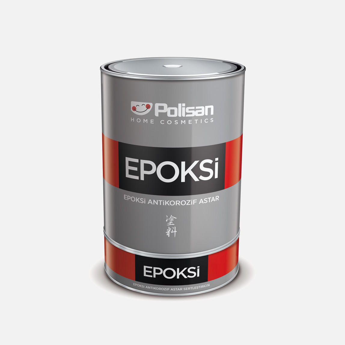 Polisan 3 kg Epoksi Antikorozıf Astar Gri_0