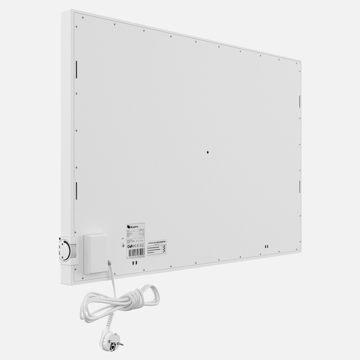    Kuas Hybridboard 1000 Infrared+Konvektör Panel Isıtıcı Manuel Termostatlı 