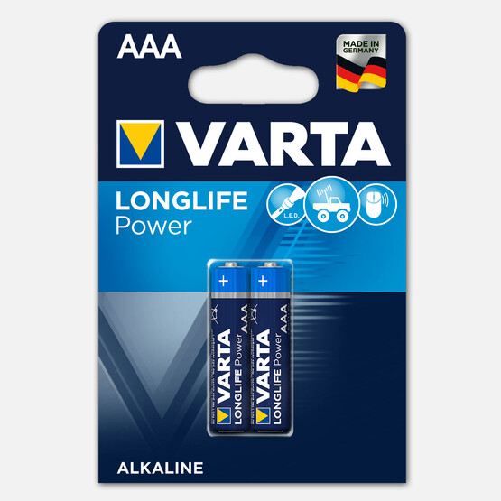 Varta Longlife Power 2 AAA Alkalin Pil