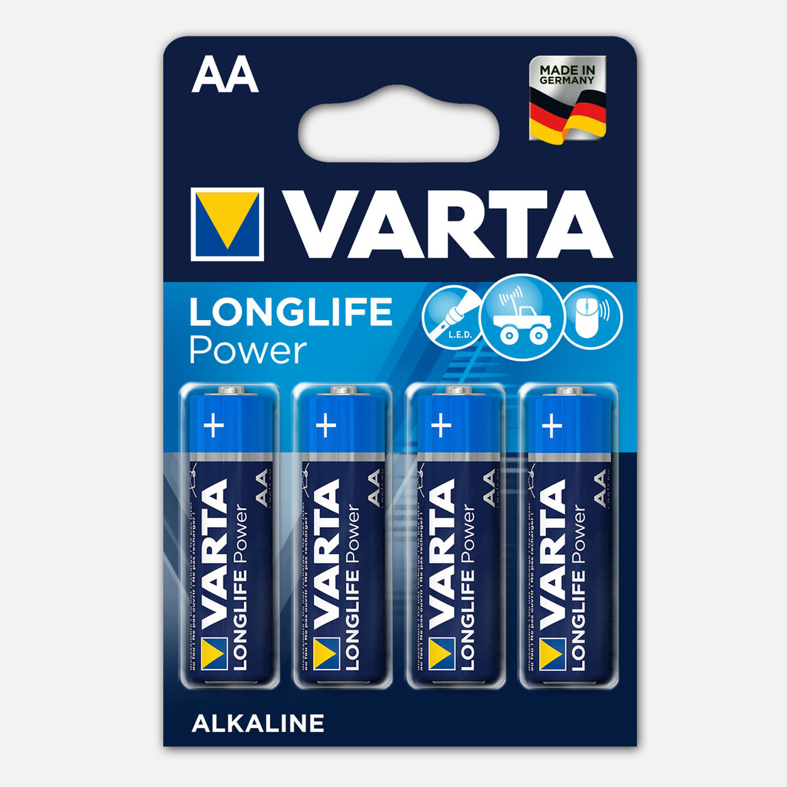 Varta Longlife Power  4 AA Alkalin Pil_0