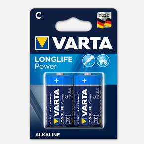 Varta Longlife Power  2 C Alkalin Pil