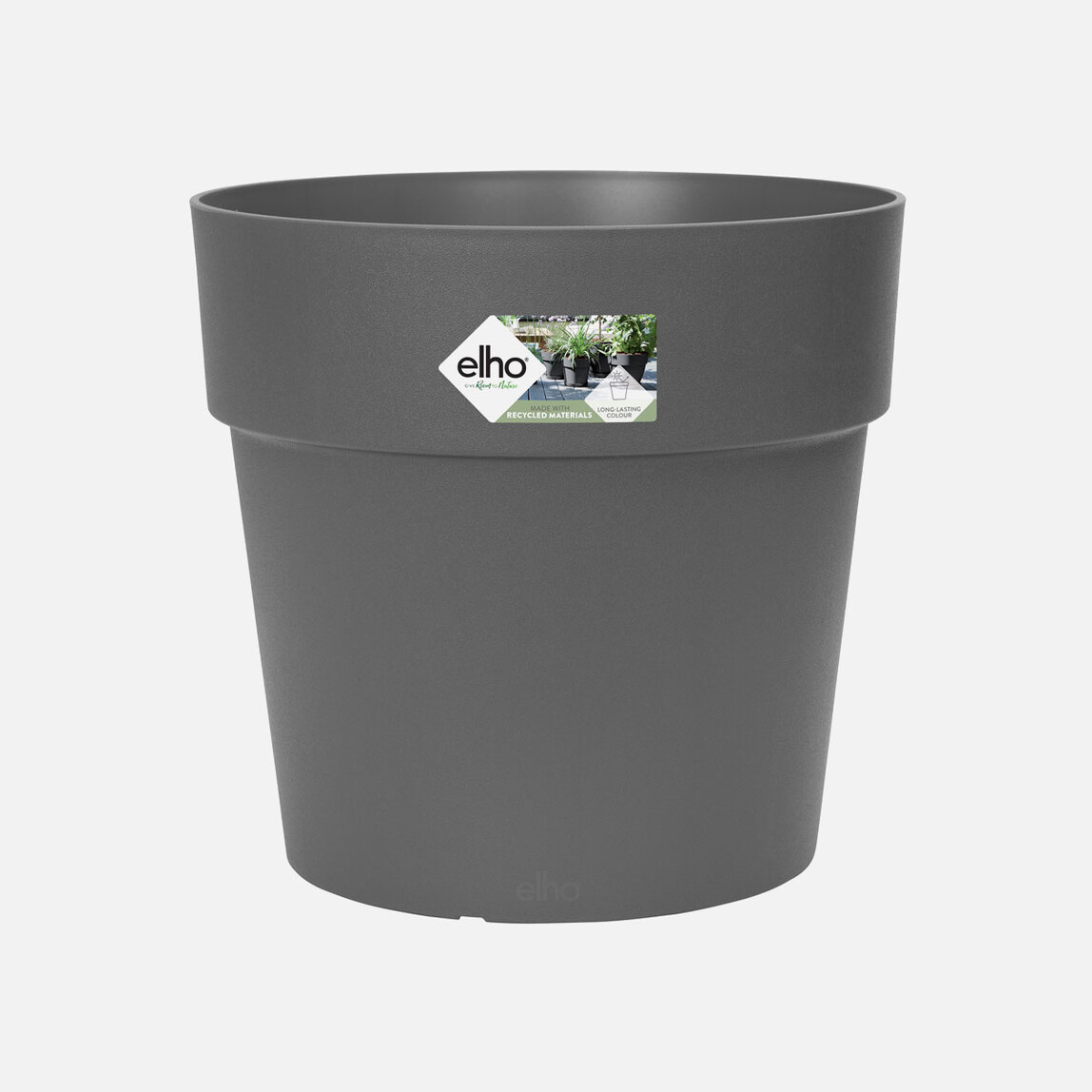    Elho Vibia Straight Saksı Antrasit 25 cm  