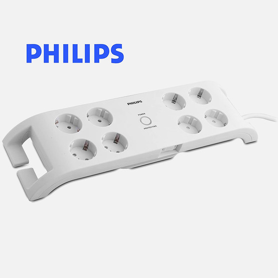 Philips SPN3080B/10 Çoklayıcı 900J 8'li Akım Korumalı Priz