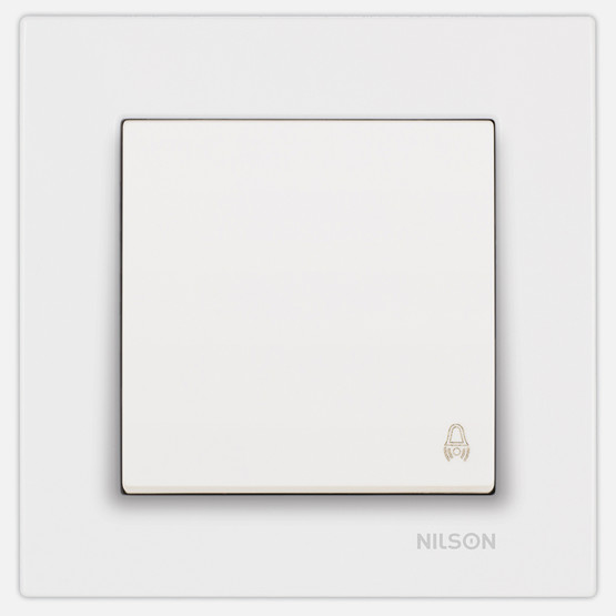 Nilson Moda Beyaz Zıl Butonu 
