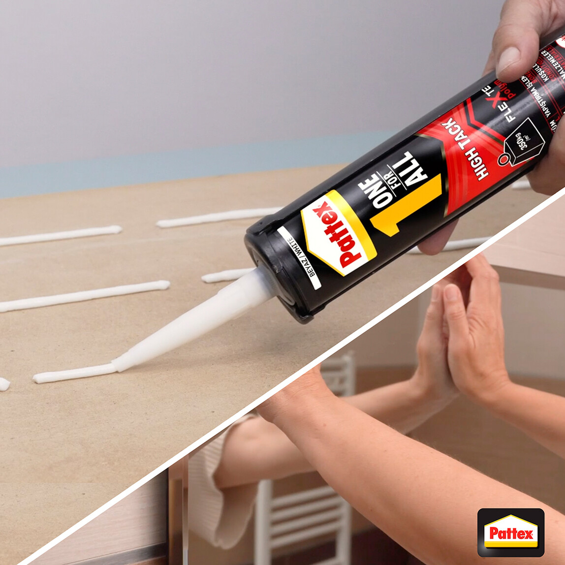    Pattex One For All-High Tack Montaj Yapıştırıcısı 460 Gr/280 Ml  