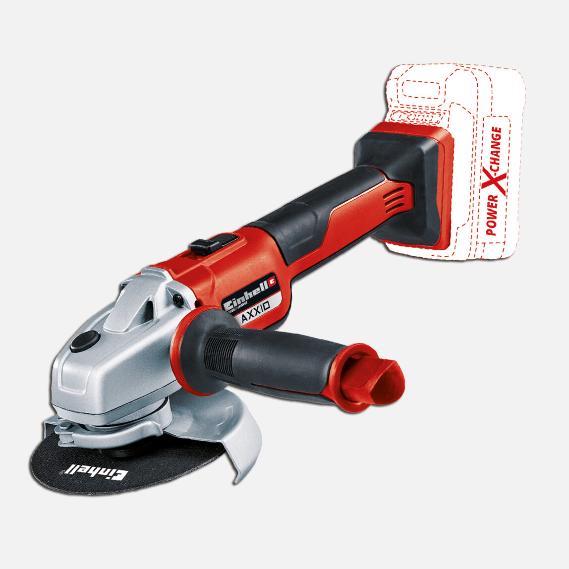    Einhell Axxio-Solo 125mm Kömürsüz Avuç Taşlama (Akü ve Şarj Cihazı Dahil Değildir.) 