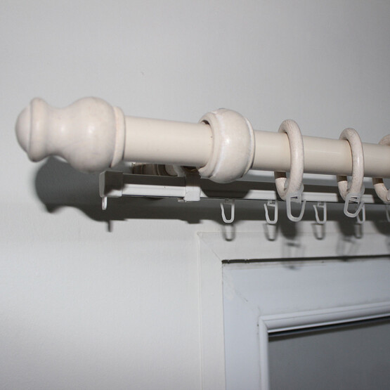 Linadora Ahşap Rustik 28 mm 120 cm Beyaz  