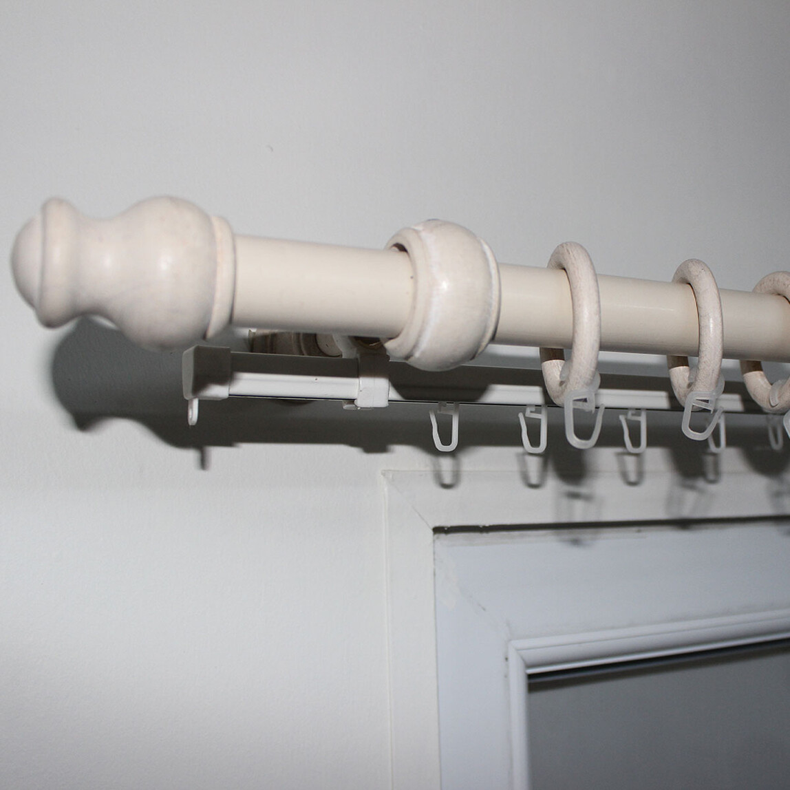    Linadora Ahşap Rustik 28 mm 160 cm Beyaz   