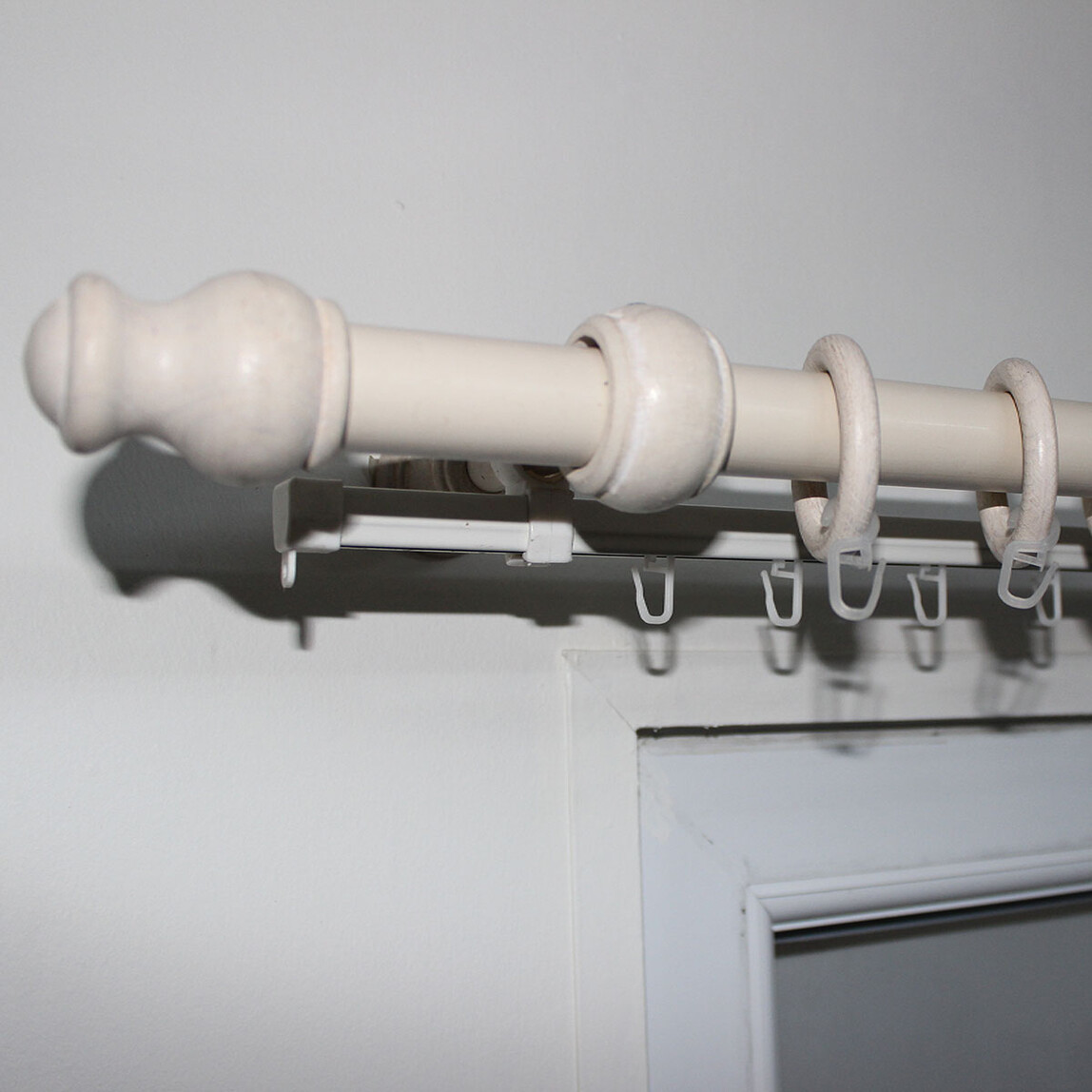    Linadora Ahşap Rustik 28 mm 200 cm Beyaz   