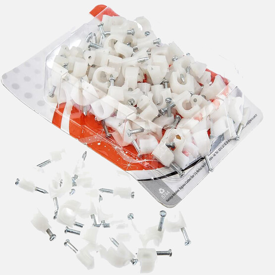 Tek-iş Beton Çivili Kablo Tutucu Kroşe No: 0 - 3 mm 100 Adet 