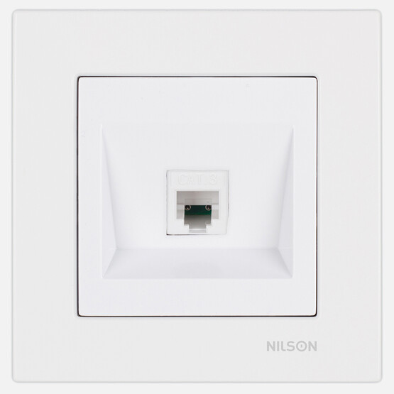Nilson Moda Beyaz Numerıs + data Prizi 