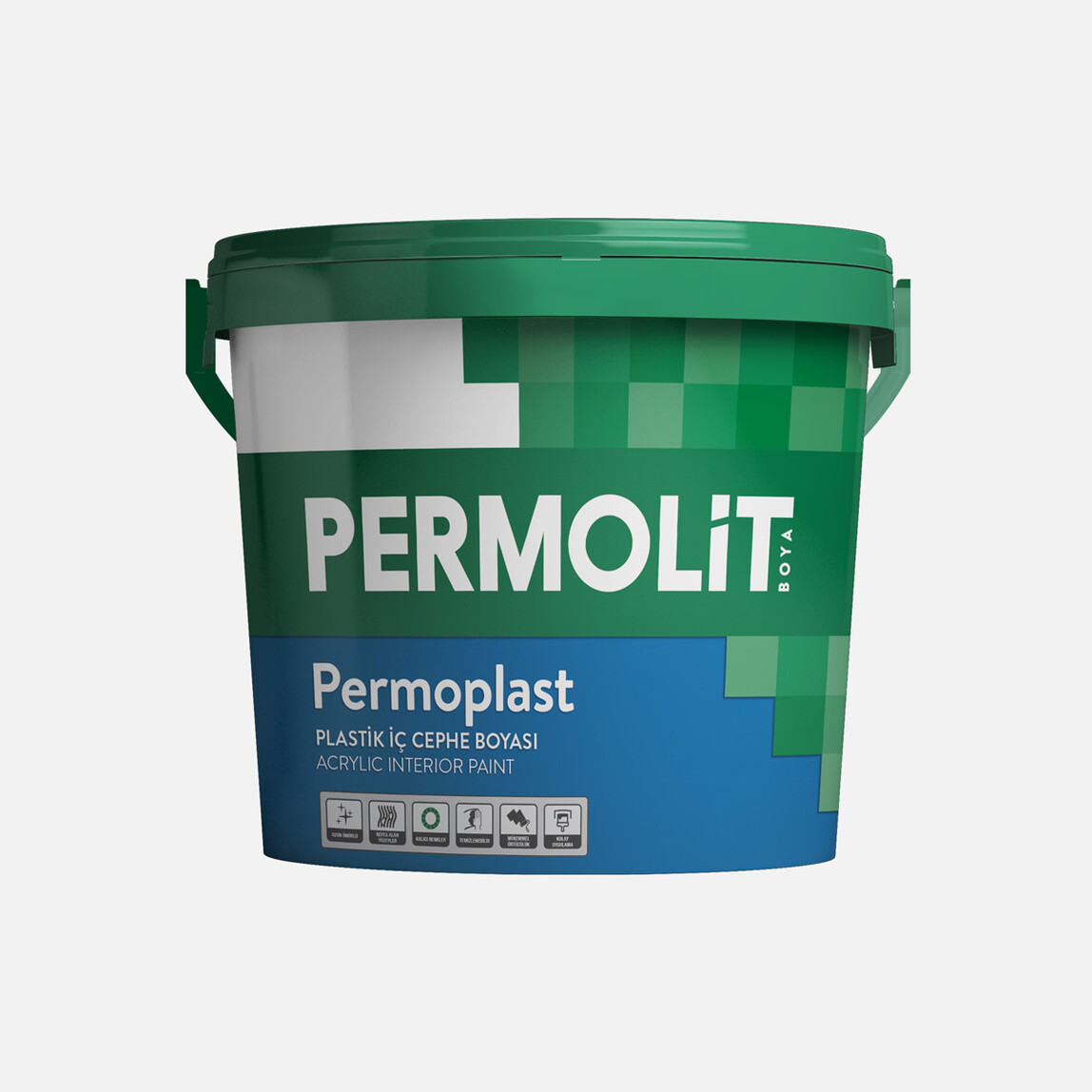    Permolit Permoplast Plastik İç Cephe Boyası  10 Kg - Beyaz 