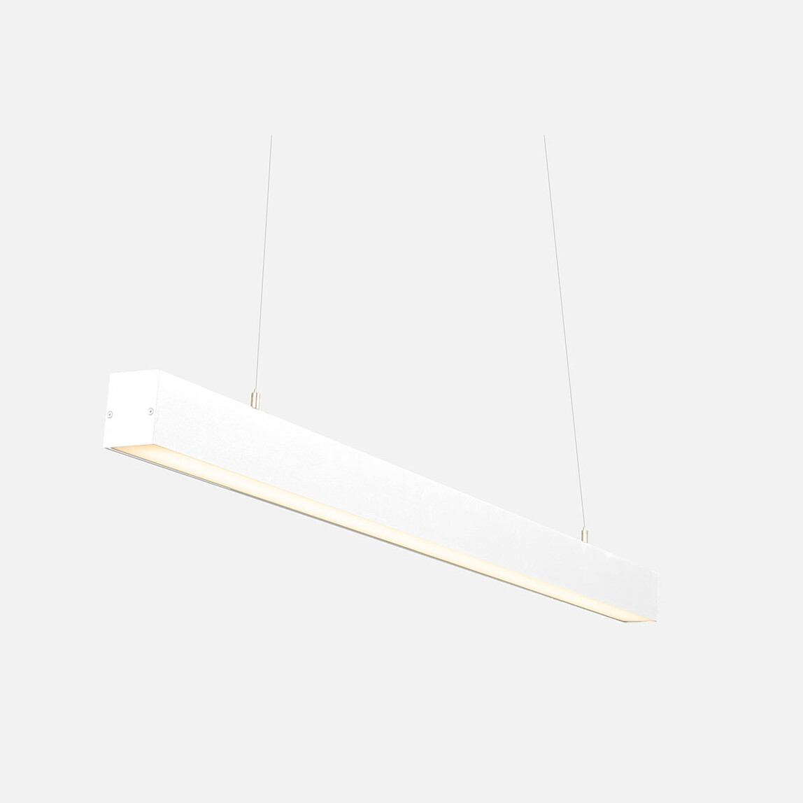    Dlc Profil Sarkıt 150 cm Plastik Dikdörtgen Tekli Modern Sarkıt Beyaz 4000K   