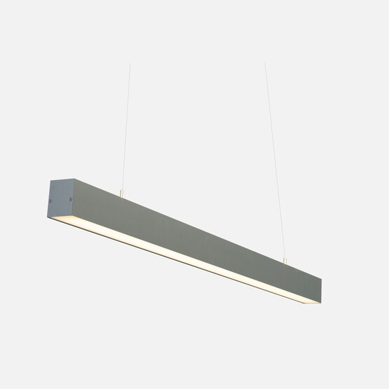Dlc Profil Sarkıt 150 cm Plastik Dikdörtgen Tekli Modern Sarkıt Antrasit 3000K  