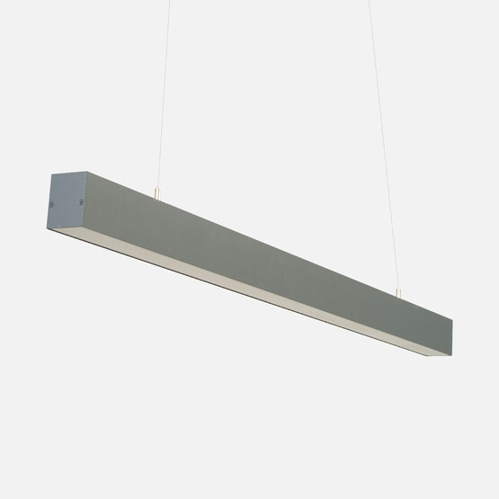 Dlc Profil Sarkıt 150 cm Plastik Dikdörtgen Tekli Modern Sarkıt Antrasit 3000K  