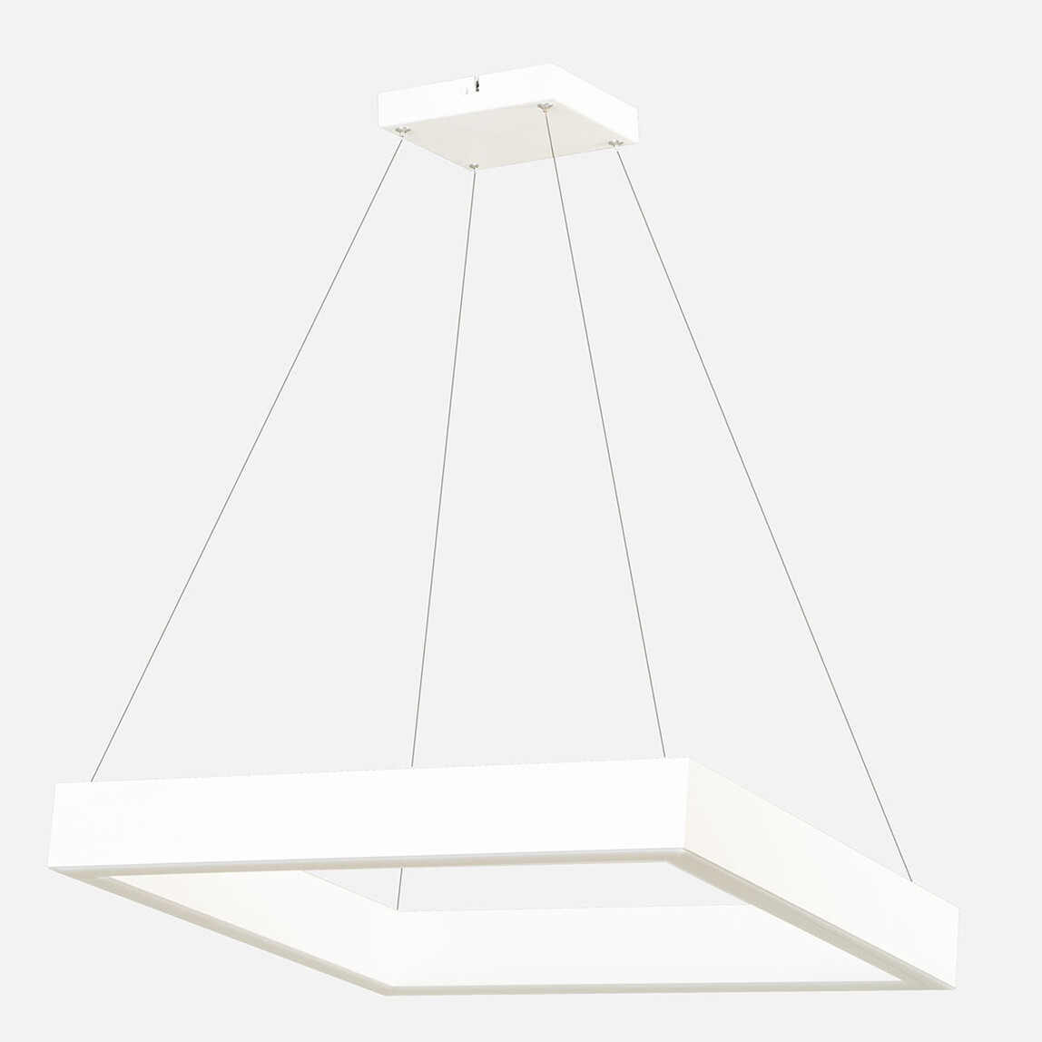    Dlc Profil Sarkıt 150 cm Plastik Kare Tekli Modern Sarkıt Beyaz 4000K   