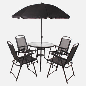 Sunfun Şemsiyeli Masa ve Sandalye Seti