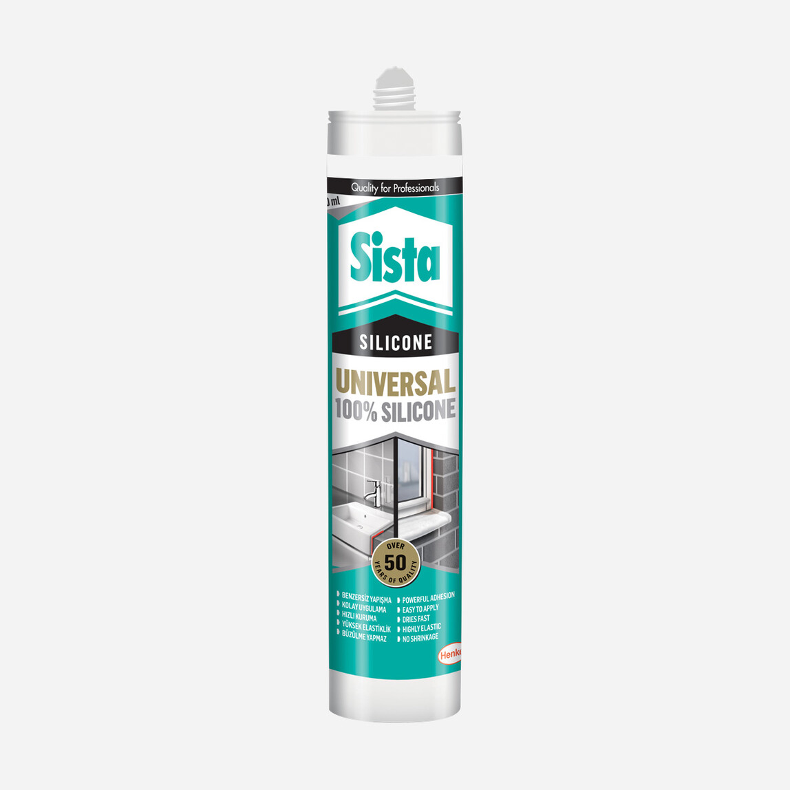 Sista Universal %100 Silikon Beyaz 280ml_0