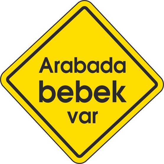 Extra Fix 12x12 cm Pvc Arabada Bebek Var 