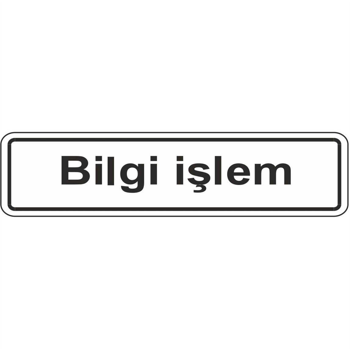    Extra Fix 7x34 cm Pvc Bilgi İşlem   