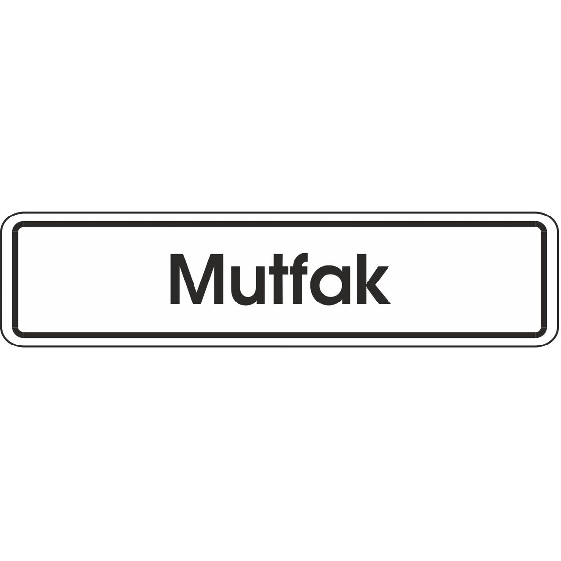    Extra Fix Uyarı Levhası Pvc Mutfak   