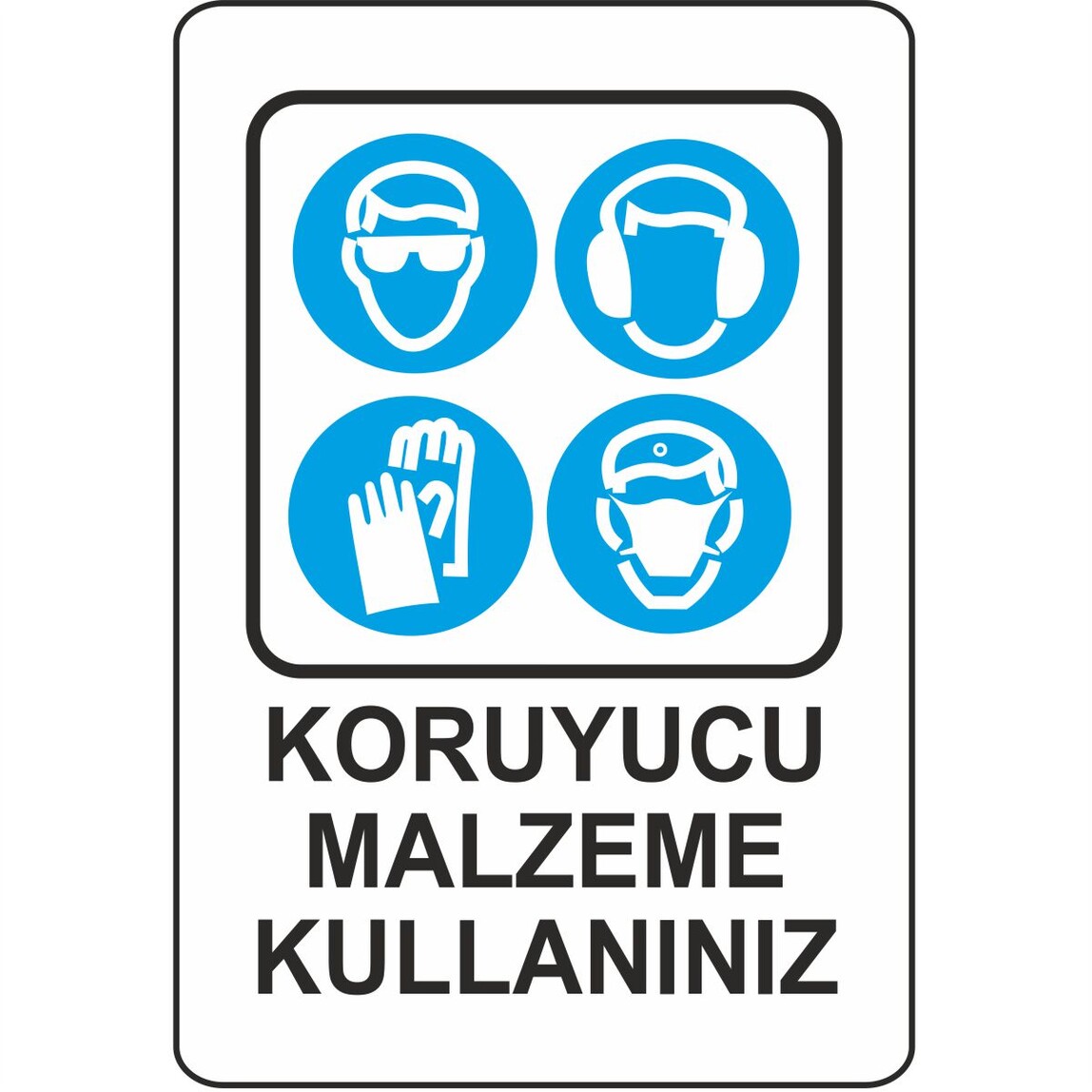    Extra Fix Uyarı Levhası Pvc Koruyucu Malzeme Kullan   