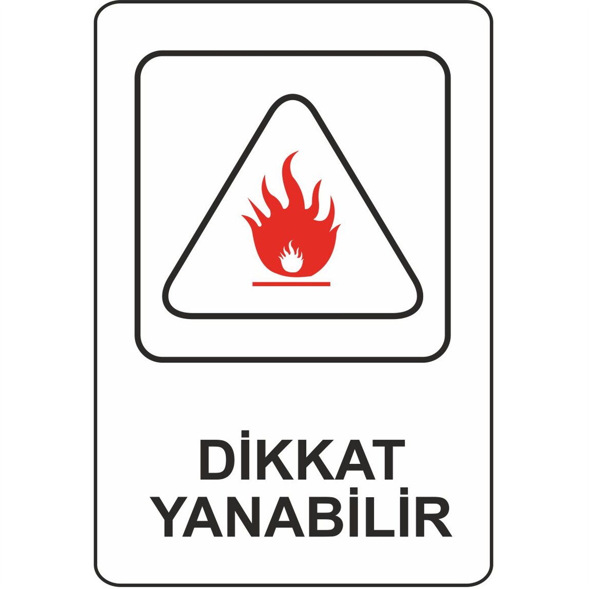    Extra Fix 16x24 cm Pvc Dikkat Yanabilir   