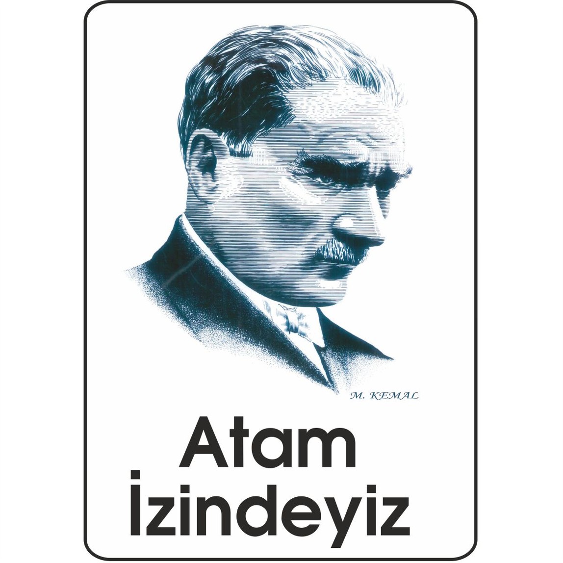 Extra Fix 16x24 cm Pvc Atam İzindeyiz_0