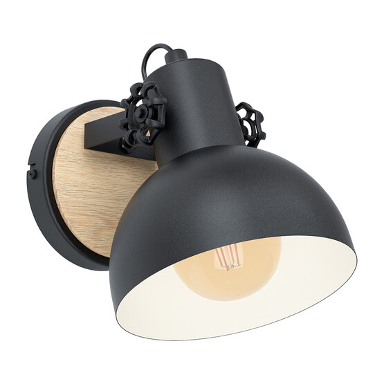 Eglo Lubenham Siyah Aplik 1Xe27 40W   