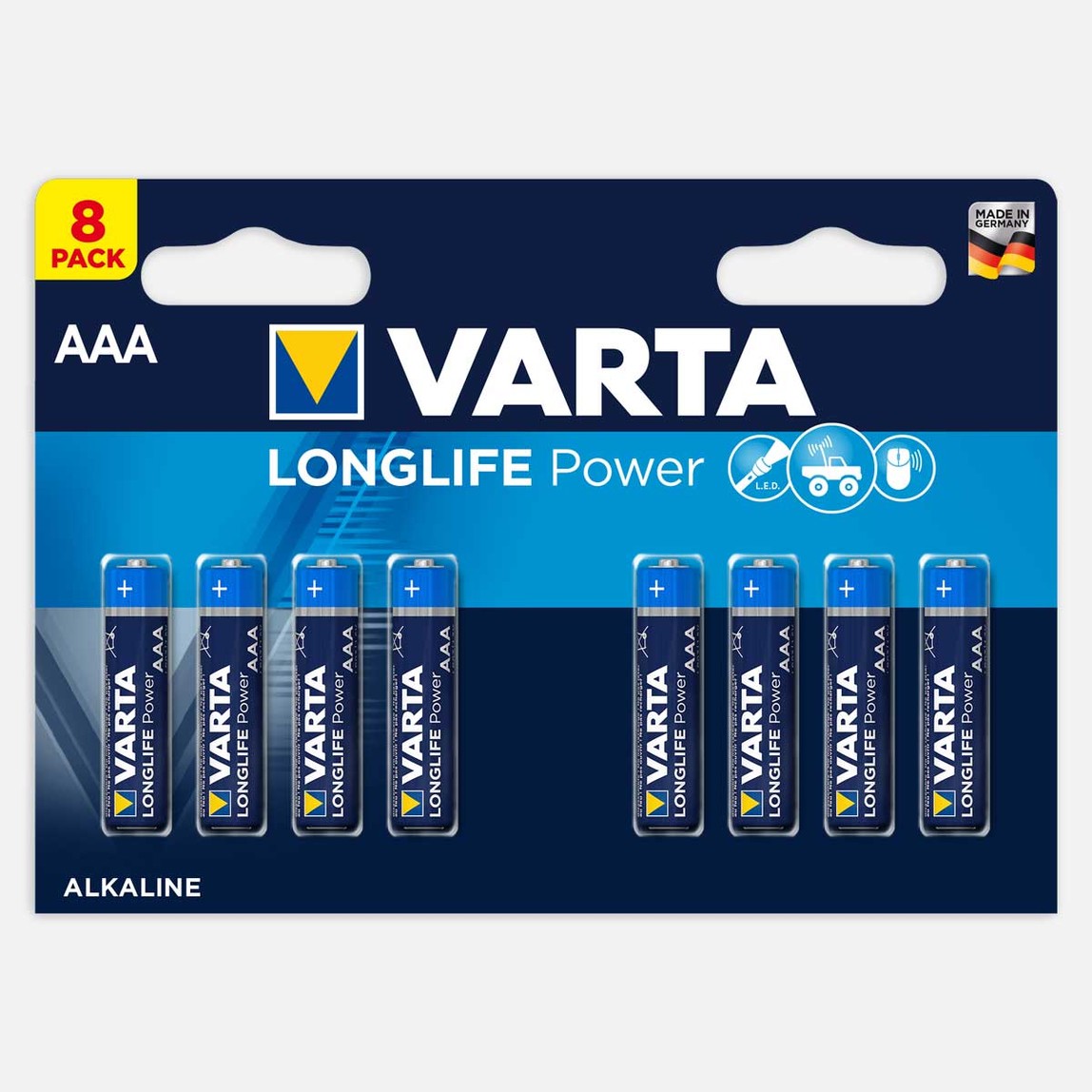 Varta Longlife Power AAA 8 Li Alkaline Pil_0