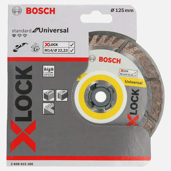 Bosch X-LOCK Standard for Universal Elmas Kesici Disk 125 mm