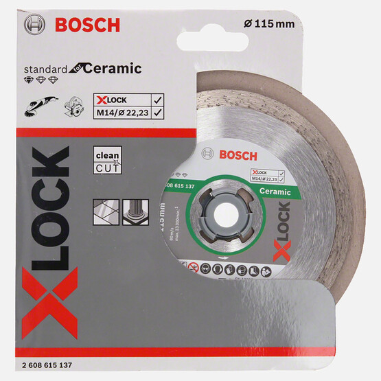 Bosch X-LOCK Standard for Ceramic Elmas Kesici Disk 115 mm 