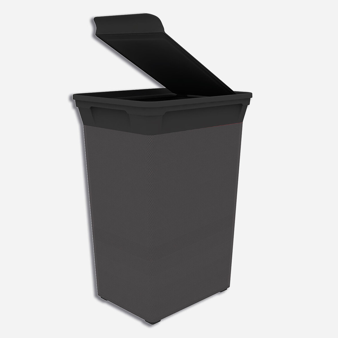    Qutu Q-Trash Çöp Kutusu Karbon 40 L 