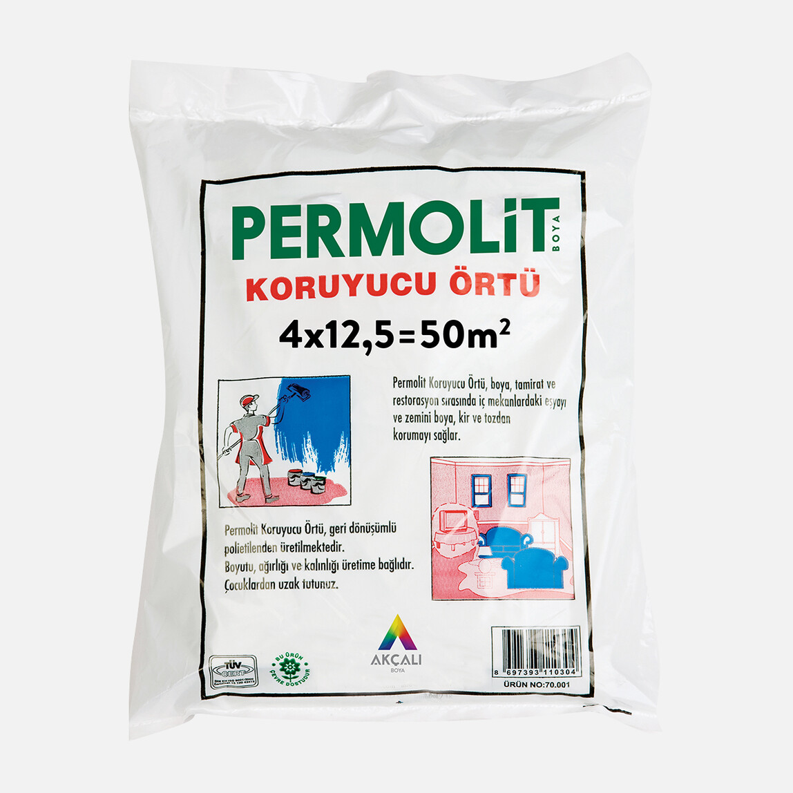    Permolit Koruyucu Örtü 4x12,5=50m² 