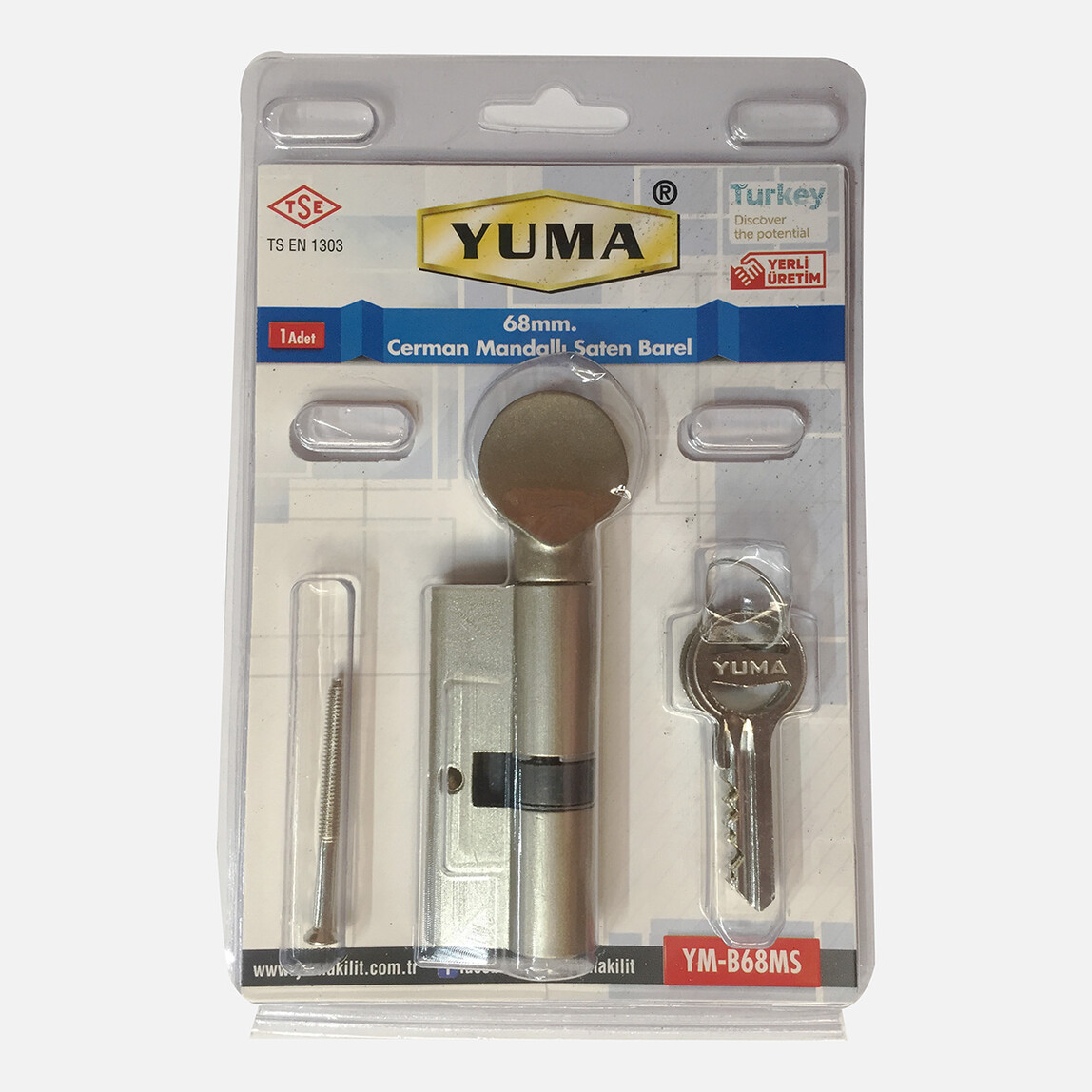 Yuma Cerman Topuz Barel Saten 68 mm_0