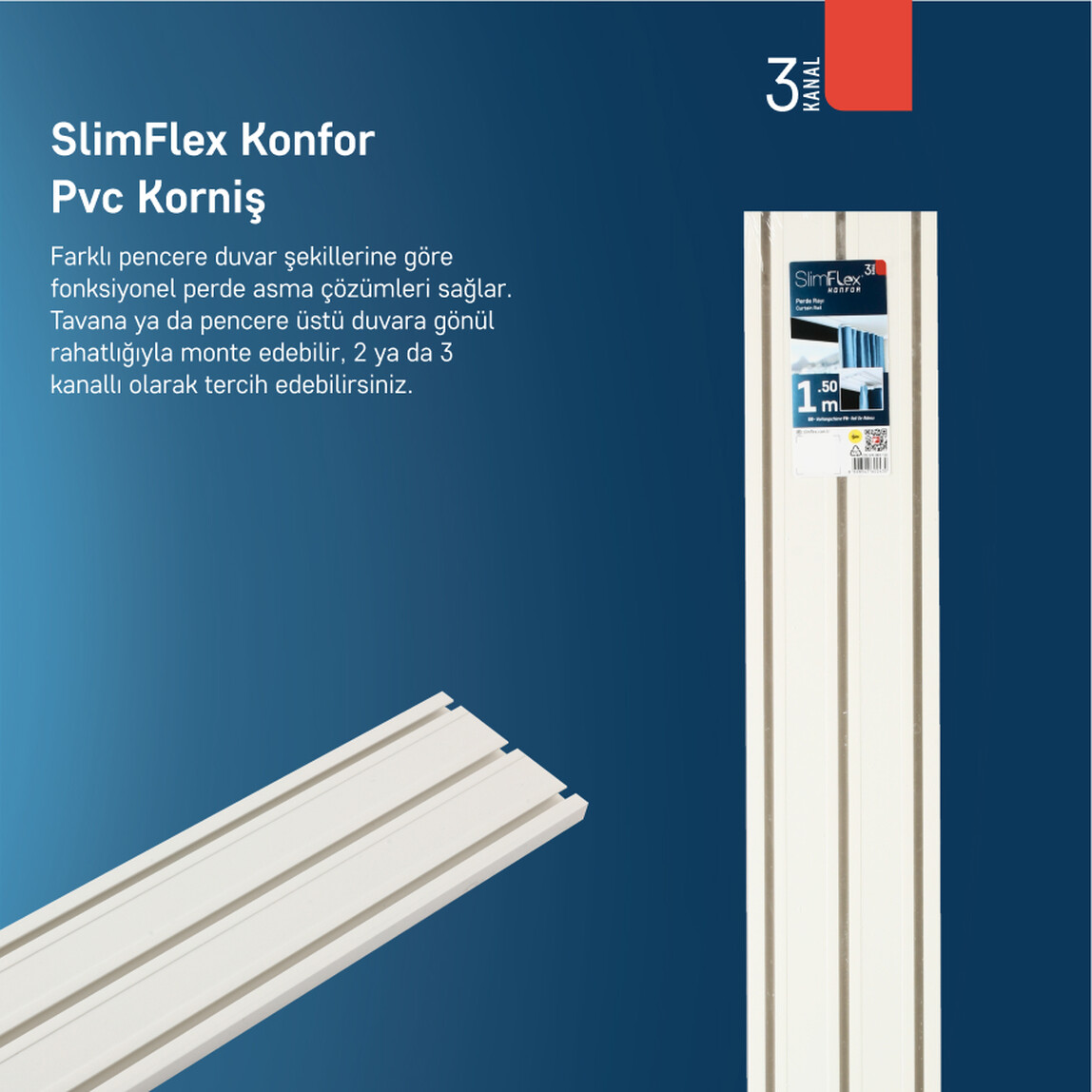    Slimflex Klasik Sx 3lü Pvc Ray  
