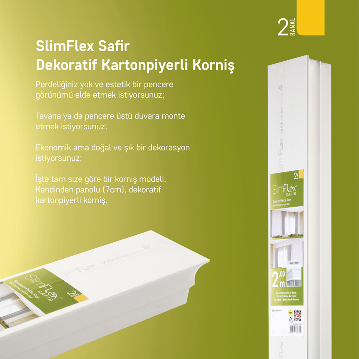    Slimflex Deco Bella 2'li Ray 