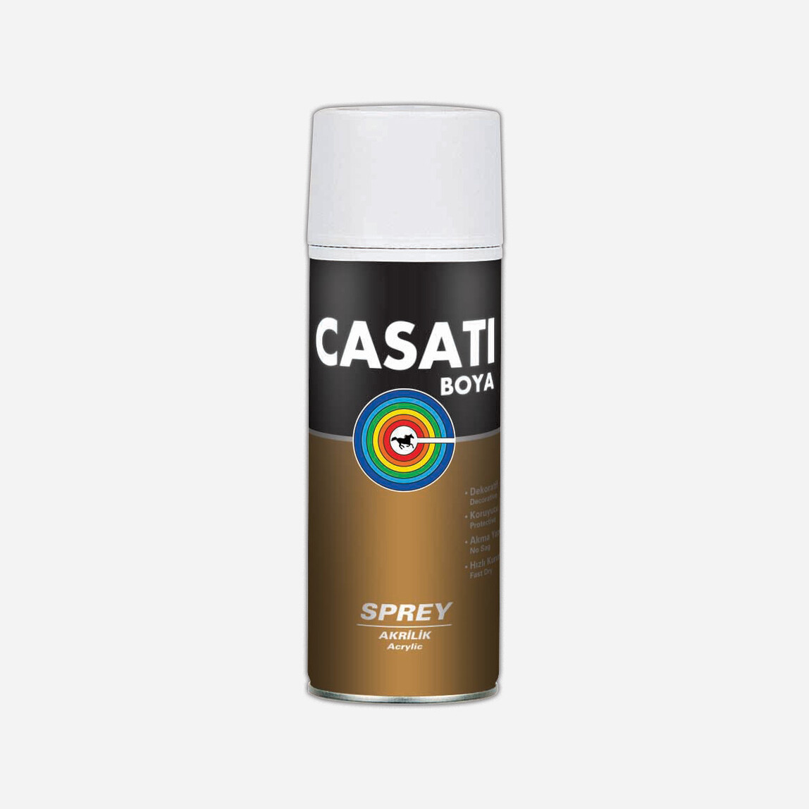    Casati Sprey Düz Açık Kahve Ral 8003   
