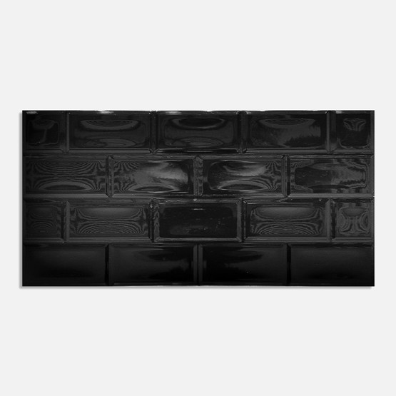Ege Seramik Subway Siyah Duvar Seramiği 30x60 cm 