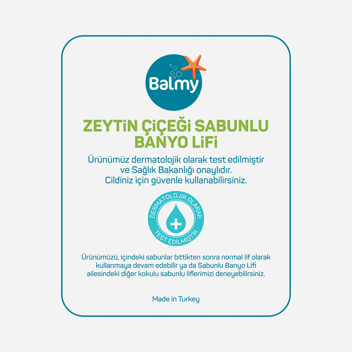 Zeytin Çiçeği Sabunlu Banyo Lifi_2