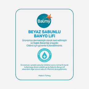 BALMY Beyaz Sabunlu Banyo Lifi_3