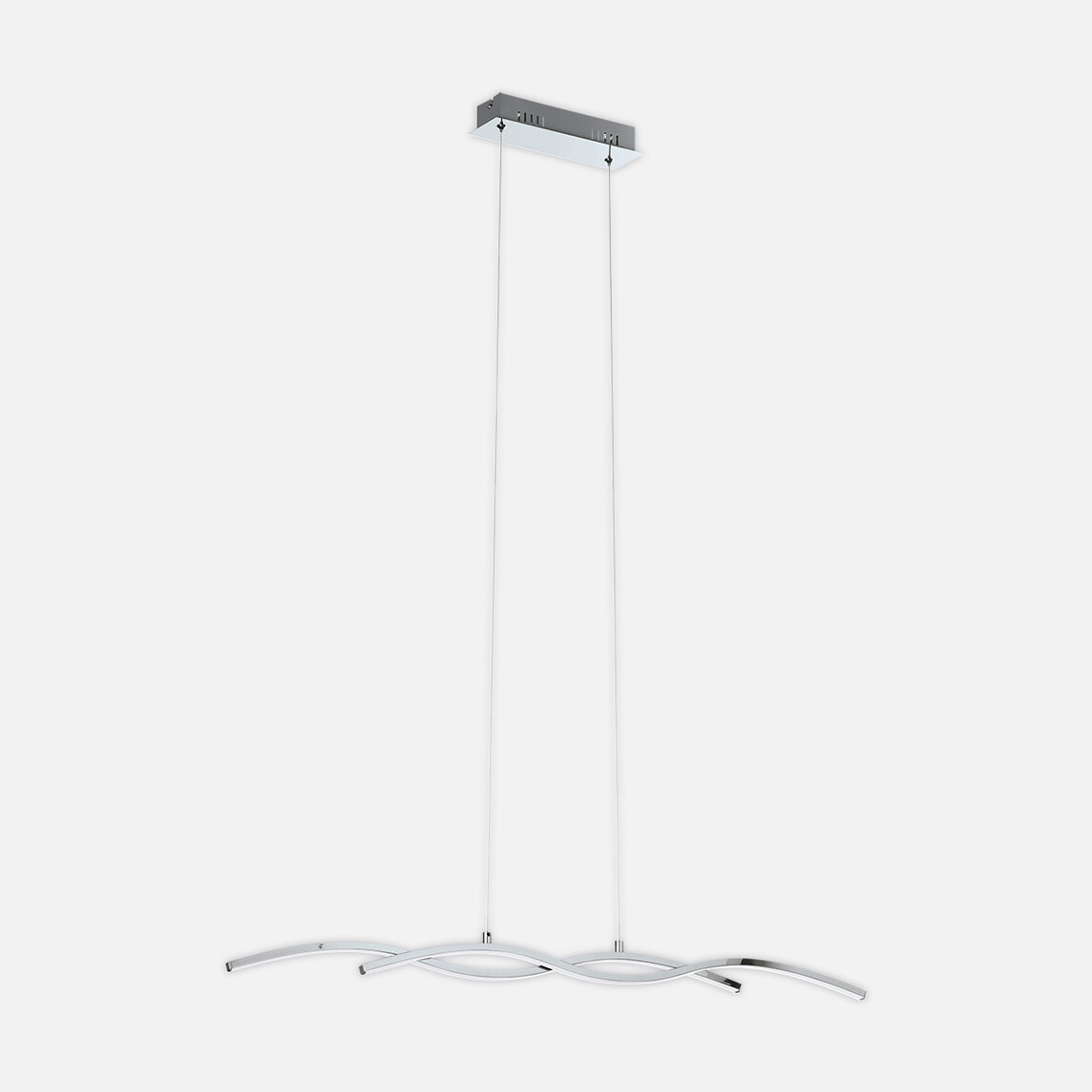    Eglo Lasana 2 Modern Tekli Led Çelik Dikdörtgen Sarkıt Avize  