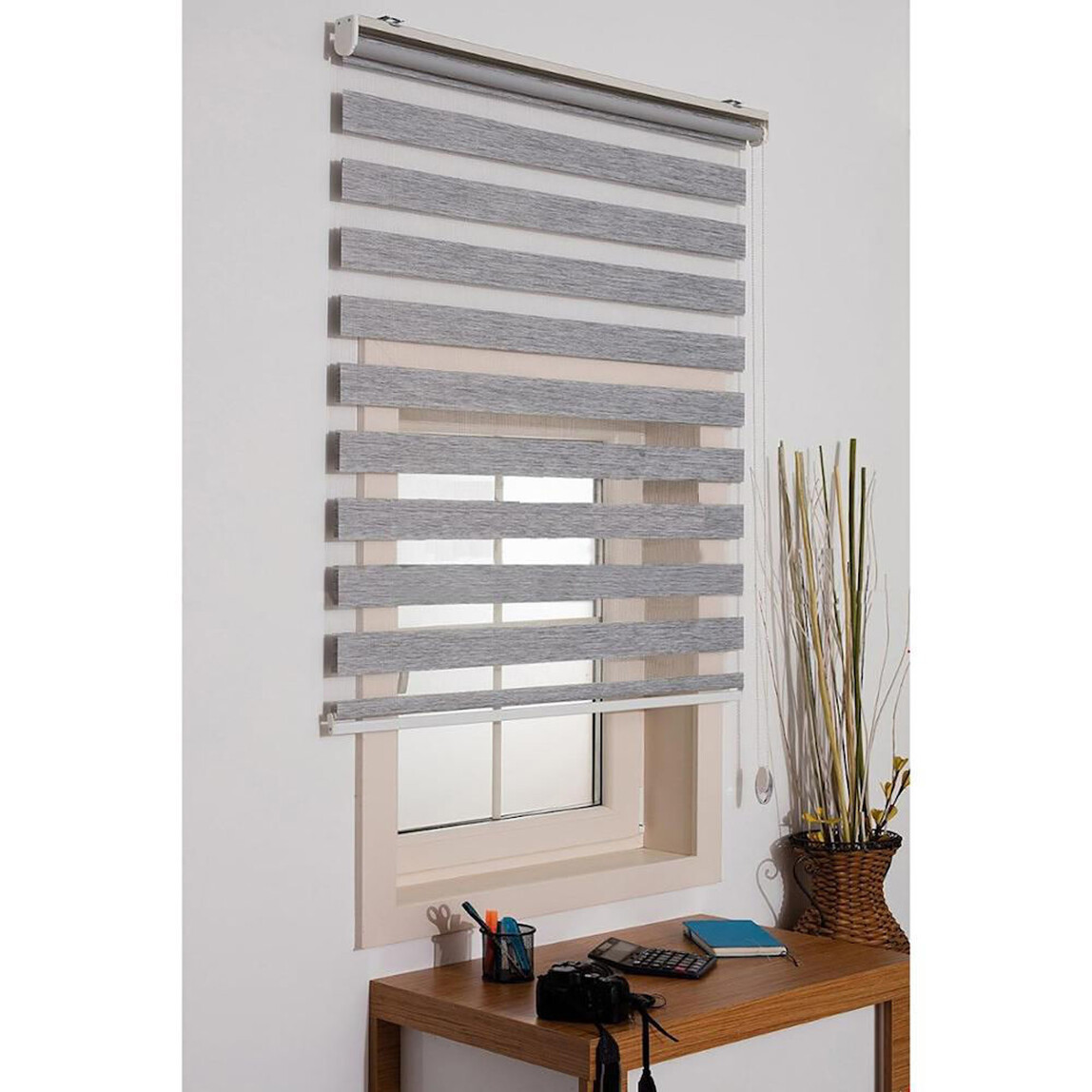    Linadora Bambu Polyester 120x200 cm Zebra Stor Gri 