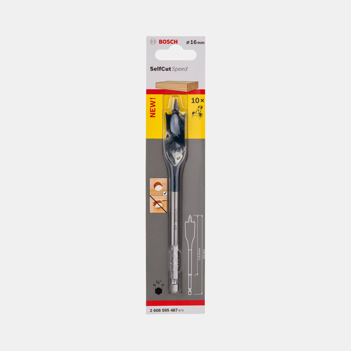    Bosch Self-Cut Speed Yaprak Ucu 16x152 mm  