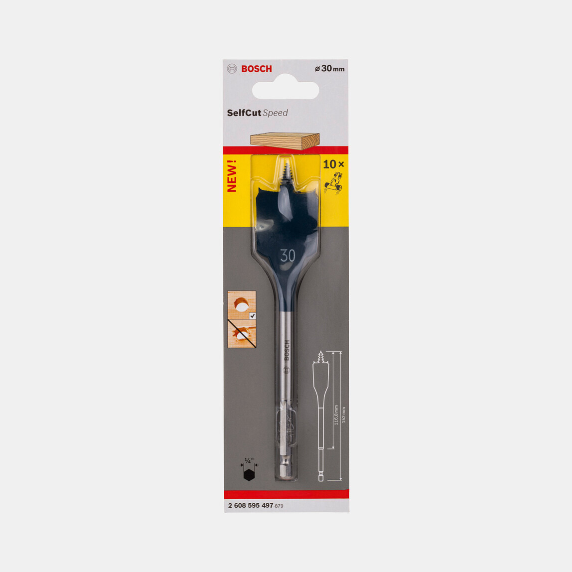    Bosch Self-Cut Speed Yaprak Ucu 30x152 mm  