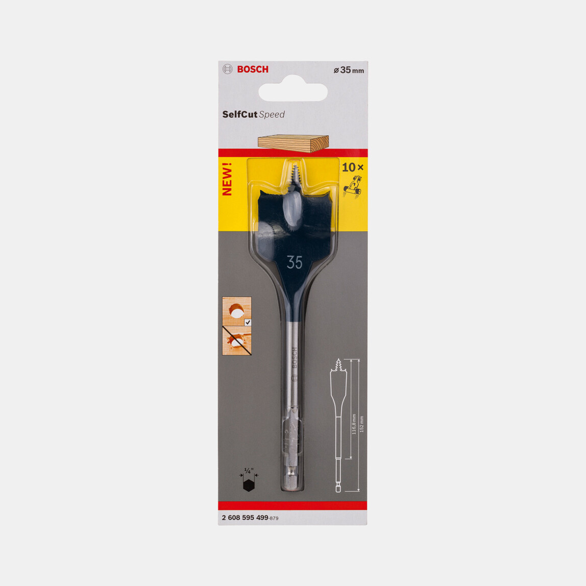    Bosch Self-Cut Speed Yaprak Ucu 35x152 mm  