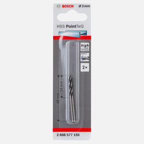 HSS-PointTec Metal Delme Ucu 2.0 mm 2'li Paket