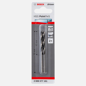 Bosch HSS-PointTec Metal Delme Ucu 4.0 mm 2'li Paket